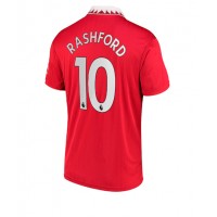 Manchester United Marcus Rashford #10 Fußballbekleidung Heimtrikot 2022-23 Kurzarm